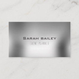 メタリック・シルバー・名刺 名刺