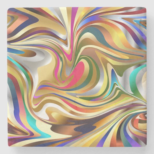 メタリック ストーンコースター (正面)