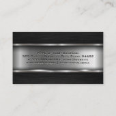 メタリック |ダークメタル 名刺 (裏面)
