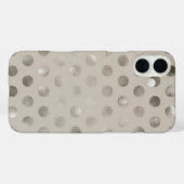 メタリック ドット シャンパン フォンケース Case-Mate iPhoneケース (裏面 (横))