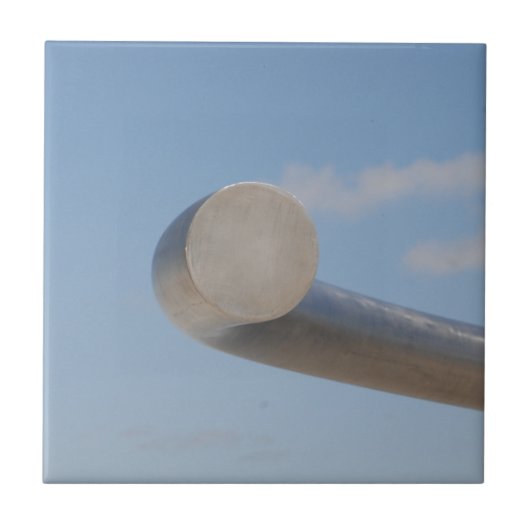 メタリック·ブルー·スキー タイル (正面)