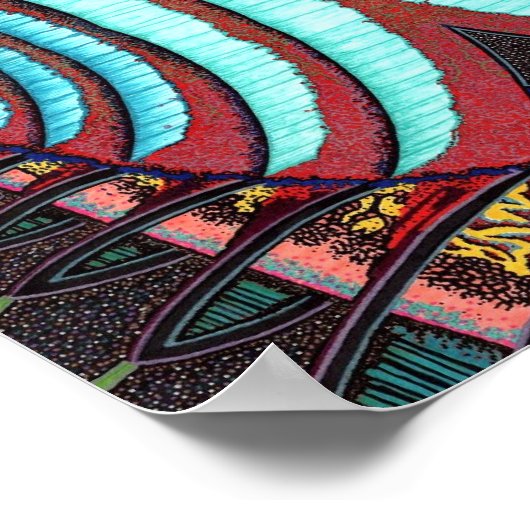 メタリック ポスター (角)