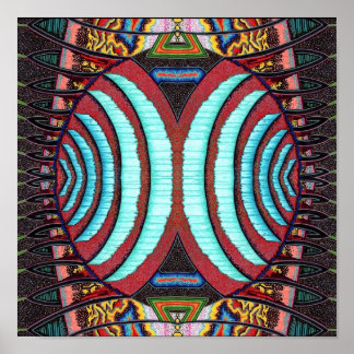 メタリック ポスター