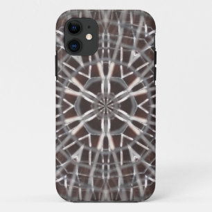 メタリック メタル メッシュ シルバー iPhone 11 ケース