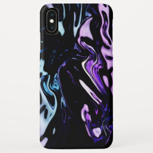 メタリック リキッド デザイン iPhone XS MAXケース