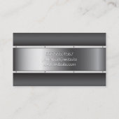 メタリック |リベット |金属 名刺 (裏面)