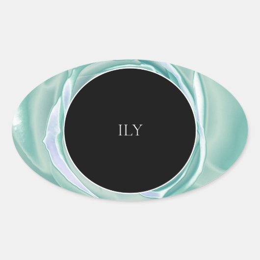 メタリック ローズ プリント ステッカー (正面)