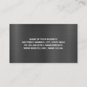 メタリック | 丸錆びメタルソー 名刺 (裏面)