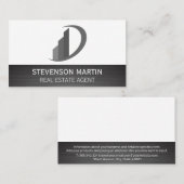 メタリック |建物 名刺 (正面/裏面)