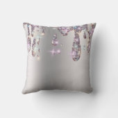 *～*メタリックAP7ドリップグリッターシルバーグレー クッション (裏面)