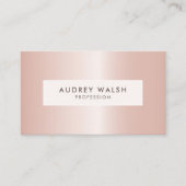 メタリッスタイリッシュクバラ金ゴールドラグジュアリプロフェッショナル 名刺 (正面)