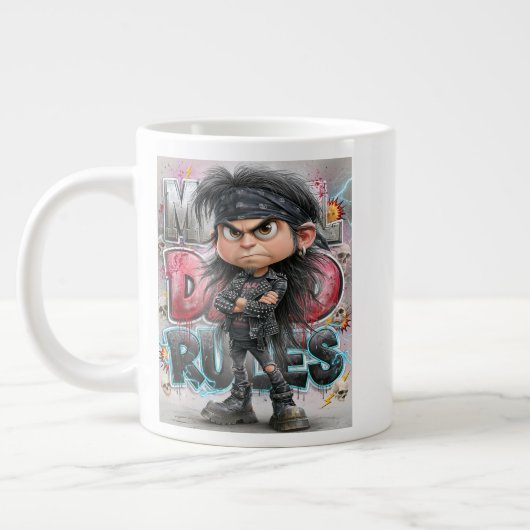 メタルおやじルール 怒れるおやじ ジャンボコーヒーマグカップ (左)