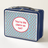 メタルさくらんぼ弁当箱 メタルランチボックス (正面)