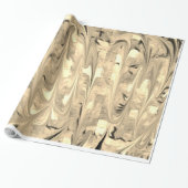 メタルのファッジ光沢ラッピング紙 ラッピングペーパー (アンロールド)