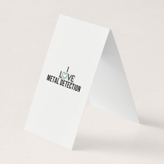 メタルの検出が大好き 名刺 (正面)