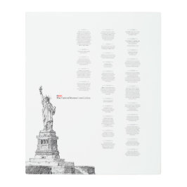 メタルアートウォールデコール米国憲法自由州 メタルプリント
