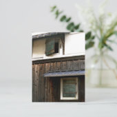 メタルウィンドウズオンオールドハ日本のウス ポストカード (スタンド正面)