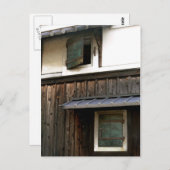 メタルウィンドウズオンオールドハ日本のウス ポストカード (正面/裏面)