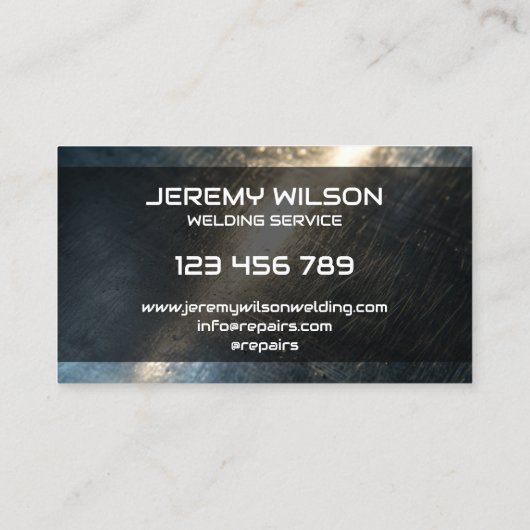 メタルウエルダー建築修理便利事業 名刺 (裏面)