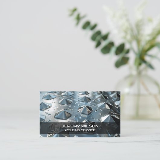 メタルウエルダー建築修理便利屋 名刺 (スタンド正面)