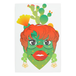 メタルウォールアートサボテン メタルプリント