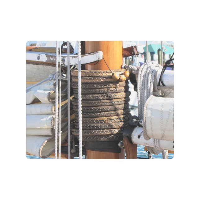 メタルウォールアート – クラシック帆船 メタルプリント (正面)