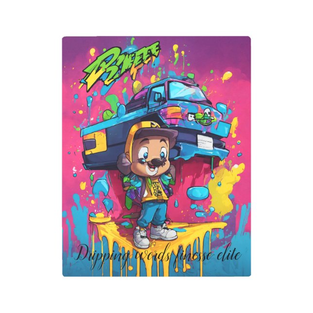 メタルウォールアート メタルプリント (正面)