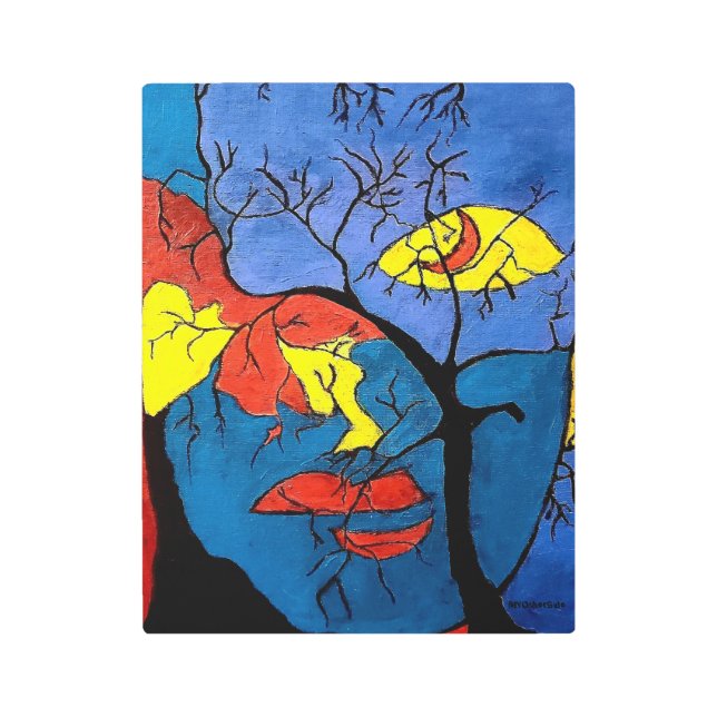 メタルウォールプリントの「接地」 メタルプリント (正面)