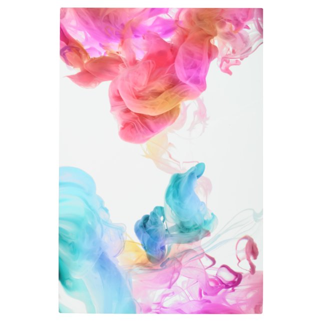 メタルウォール最高のアートで宇宙を近代化 メタルプリント (正面)