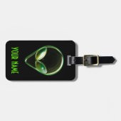 メタルエイリアンヘッド04ラゲージタグ ラゲッジタグ (正面横)