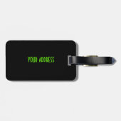 メタルエイリアンヘッド04ラゲージタグ ラゲッジタグ (裏面横)