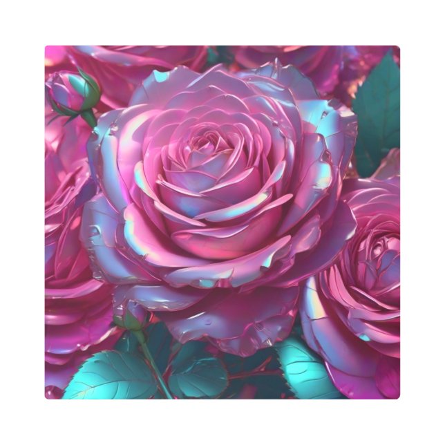 メタルエレガントウォールアート メタルプリント (正面)