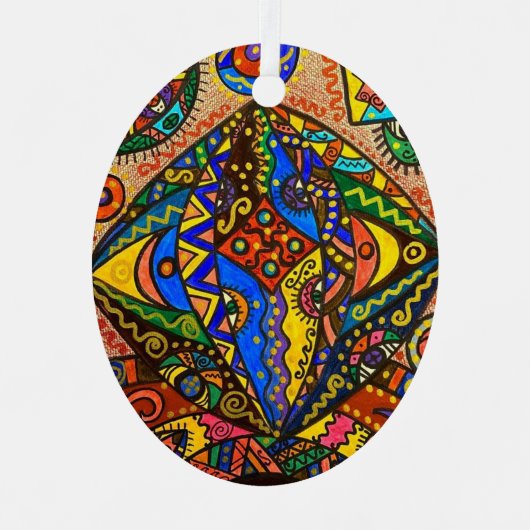 メタルオーバルオーナメント メタルオーナメント (正面)