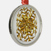 メタルオーバルオーナメント メタルオーナメント (右)