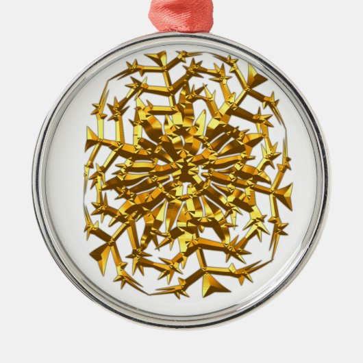 メタルオーバルオーナメント メタルオーナメント (正面)