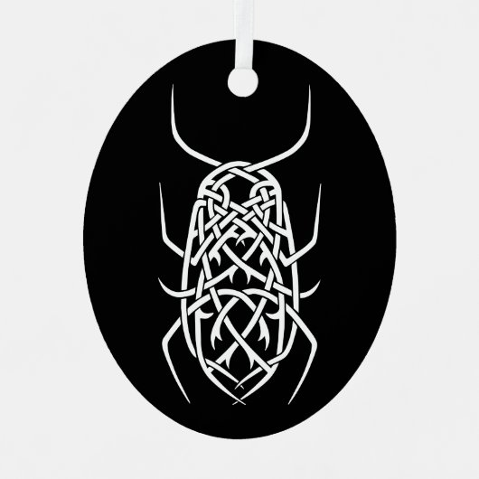 メタルオーバルオーナメント メタルオーナメント (正面)