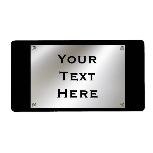 メタルカスタム銘板ラベル ラベル (正面)