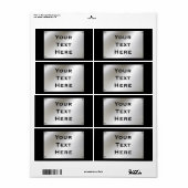 メタルカスタム銘板ラベル ラベル (フルシート)