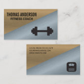 メタルカラーブロック |重みとスケール 名刺 (正面/裏面)