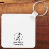 メタルキーチェーン – ひまわり キーホルダー (裏面)