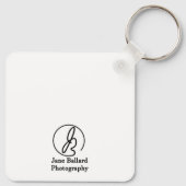 メタルキーチェーン – ひまわり キーホルダー (裏面)