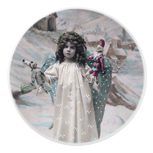 メタルキーチェーン セラミックノブ (正面)