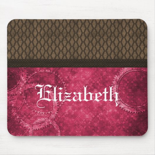 メタルギアスチームパンクマウスパッドピンク マウスパッド (正面)