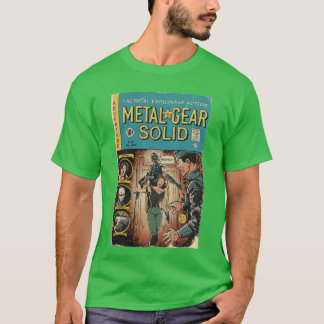 メタルギアソリッド ファンアート コミックカバー フレンド Tシャツ