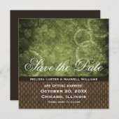 メタルギア保存日付招待状、緑 招待状 (正面/裏面)