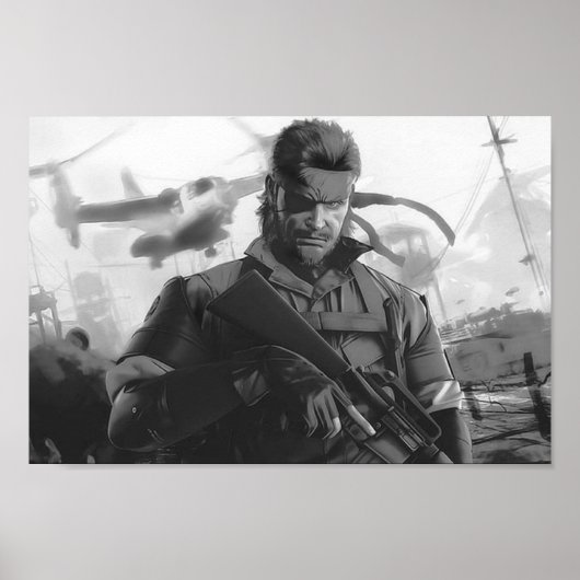 メタルギア無地のビッグボス ポスター (正面)