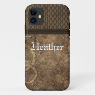 メタルギアSteampunk BT iPhone 5ケース、ブラウン 11 ケース