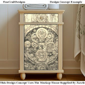 メタルクロック、ギアねじCogs DG8Sデコページ 薄葉紙