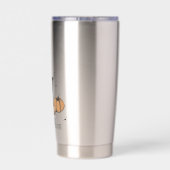 メタルゴシックママハロウィーンアンティークベビー台車 保温保冷タンブラー (背面)