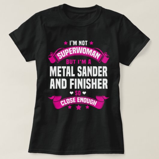 メタルサンダー及びフィニッシャ Tシャツ (デザイン正面)